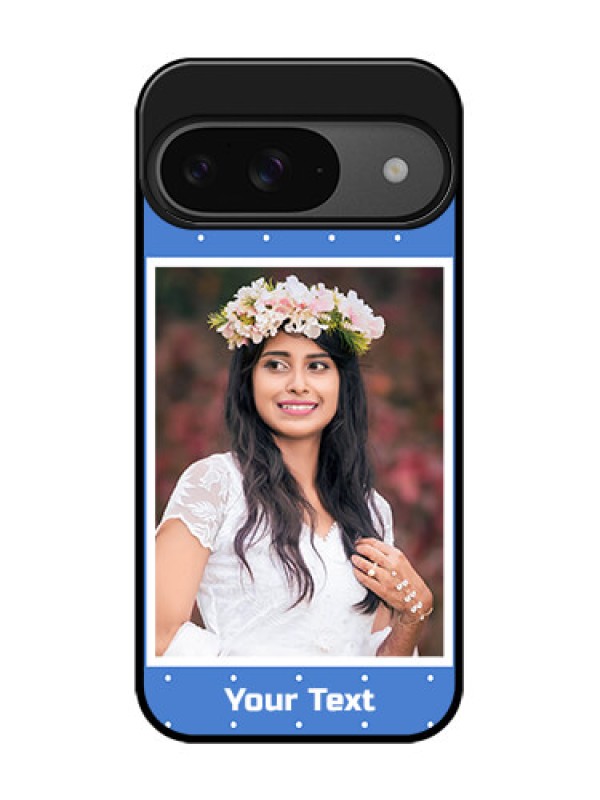 Custom Google Pixel 9 5G Custom Glass Phone Case - Polka Dots Design