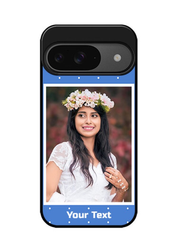 Google Pixel 9 5G Custom Glass Phone Case - Polka Dots Design