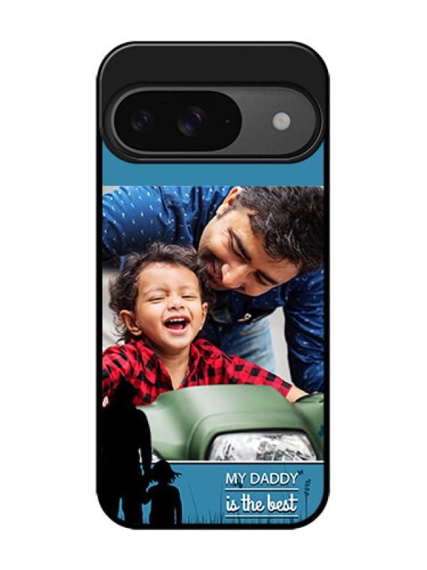 Custom Google Pixel 9 5G Custom Glass Phone Case - Best Dad Design
