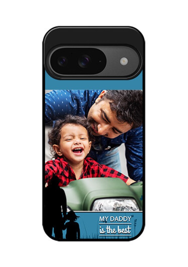 Google Pixel 9 5G Custom Glass Phone Case - Best Dad Design