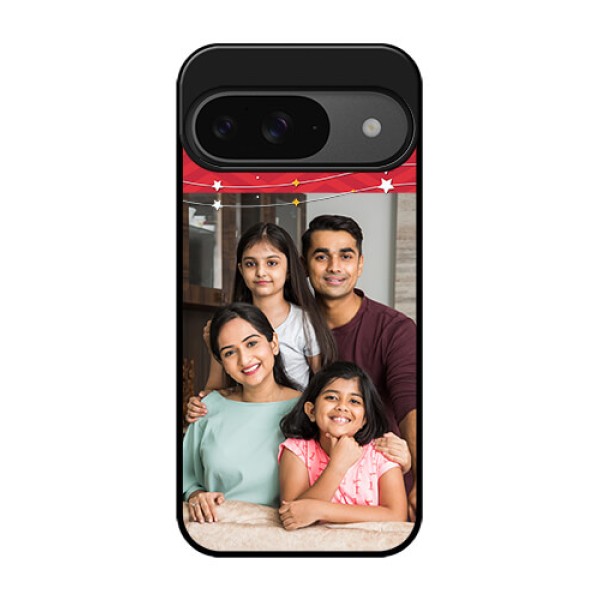 Google Pixel 9 5G Custom Glass Phone Case - Happy Family Design