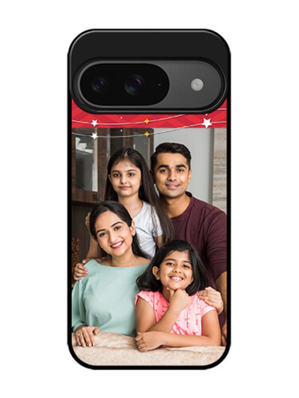 Custom Google Pixel 9 5G Custom Glass Phone Case - Happy Family Design