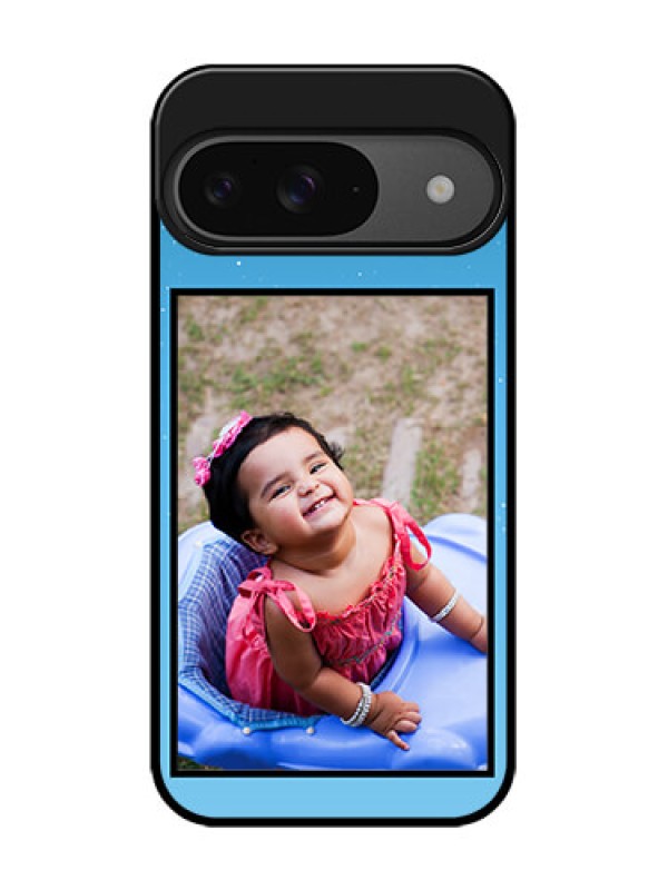 Custom Google Pixel 9 5G Custom Glass Phone Case - Wave Pattern Colorful Design