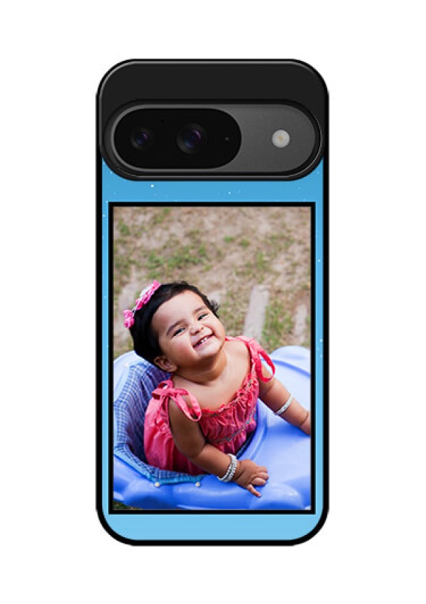 Google Pixel 9 5G Custom Glass Phone Case - Wave Pattern Colorful Design