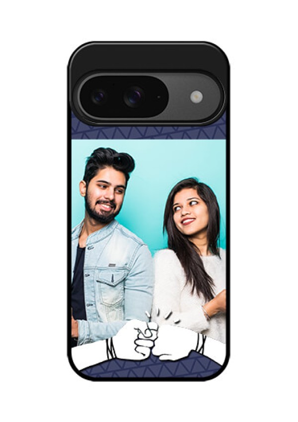 Google Pixel 9 5G Custom Glass Phone Case - With Best Friends Design