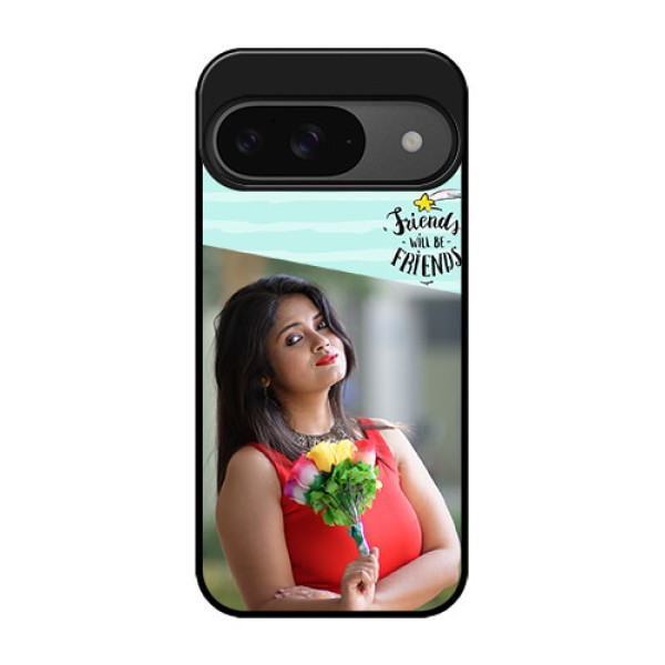 Google Pixel 9 5G Custom Glass Phone Case - Friends Picture Icon Design
