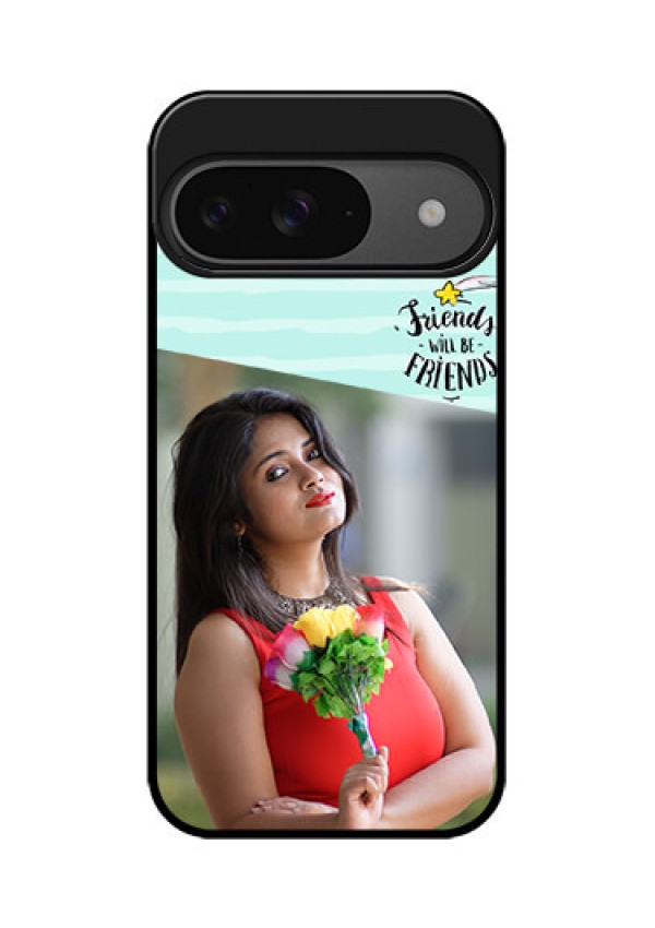 Google Pixel 9 5G Custom Glass Phone Case - Friends Picture Icon Design