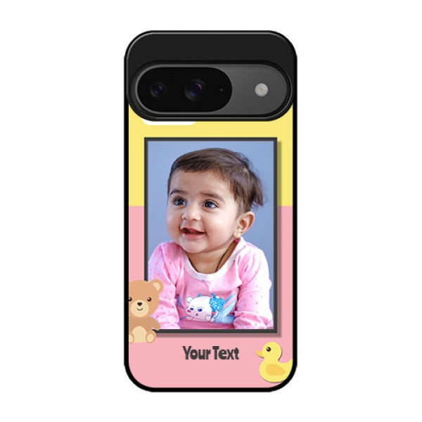 Google Pixel 9 5G Custom Glass Phone Case - Kids 2 Color Design