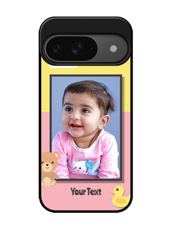 Custom Google Pixel 9 5G Custom Glass Phone Case - Kids 2 Color Design