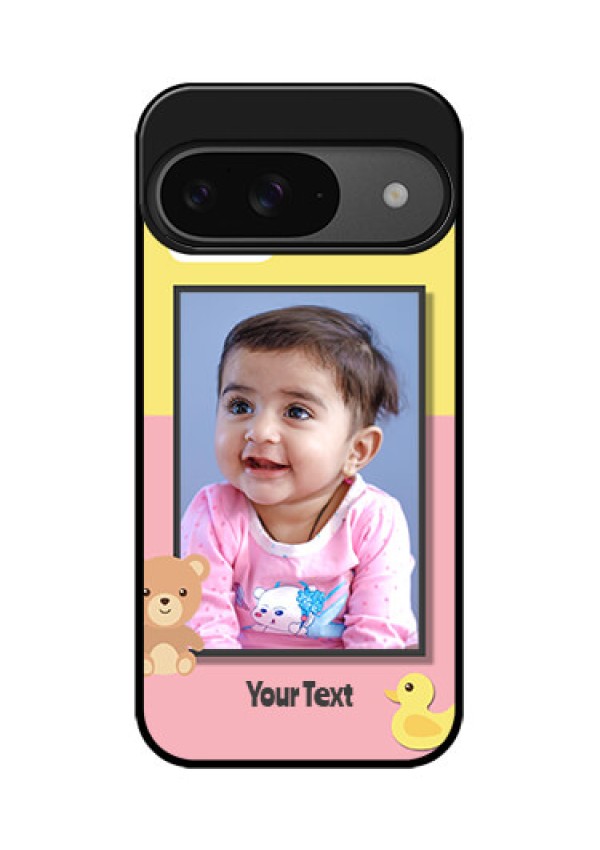 Google Pixel 9 5G Custom Glass Phone Case - Kids 2 Color Design
