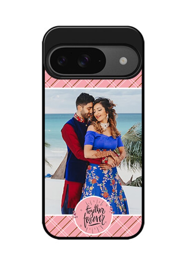 Google Pixel 9 5G Custom Glass Phone Case - Together Forever Design