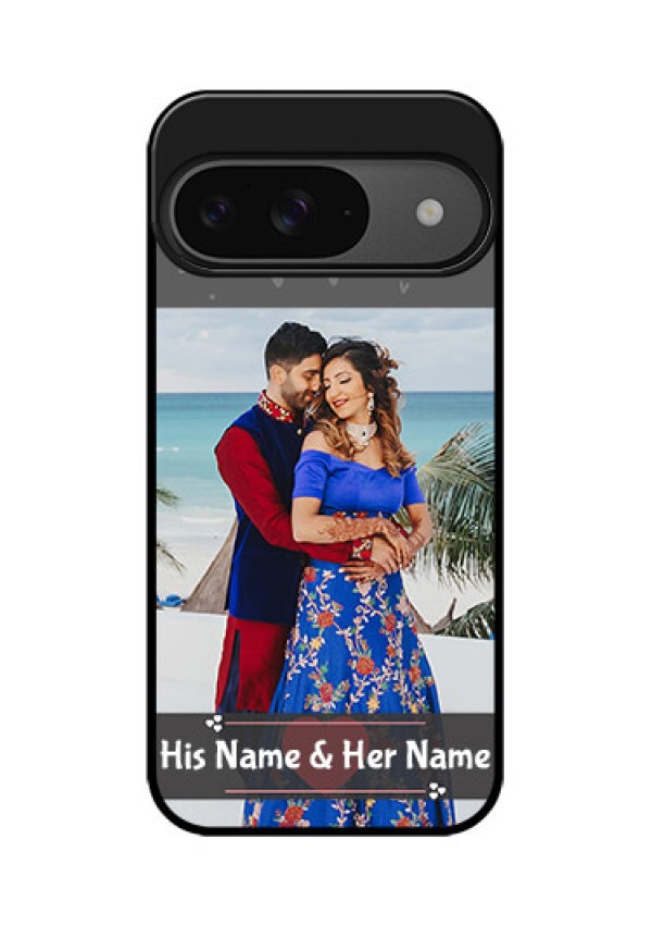 Google Pixel 9 5G Custom Glass Phone Case - Buy Love Design With Photo Online