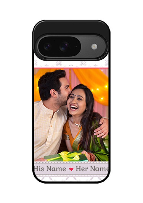 Google Pixel 9 5G Custom Glass Phone Case - With Photo And Ethnic Design