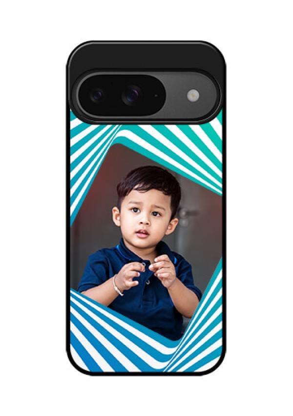 Google Pixel 9 5G Custom Glass Phone Case - Abstract Spiral Design