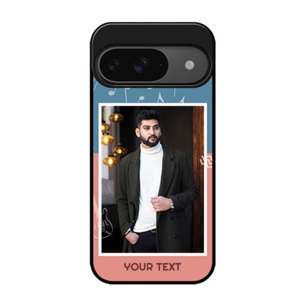 Google Pixel 9 5G Custom Glass Phone Case - With Color Musical Note Design