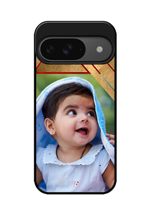 Google Pixel 9 5G Custom Glass Phone Case - Gradient Abstract Texture Design
