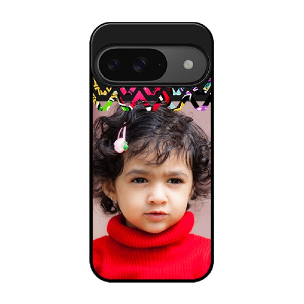Google Pixel 9 5G Custom Glass Phone Case - Neon Abstract Design
