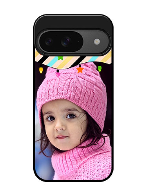 Custom Google Pixel 9 5G Custom Glass Phone Case - Lights Hanging Design