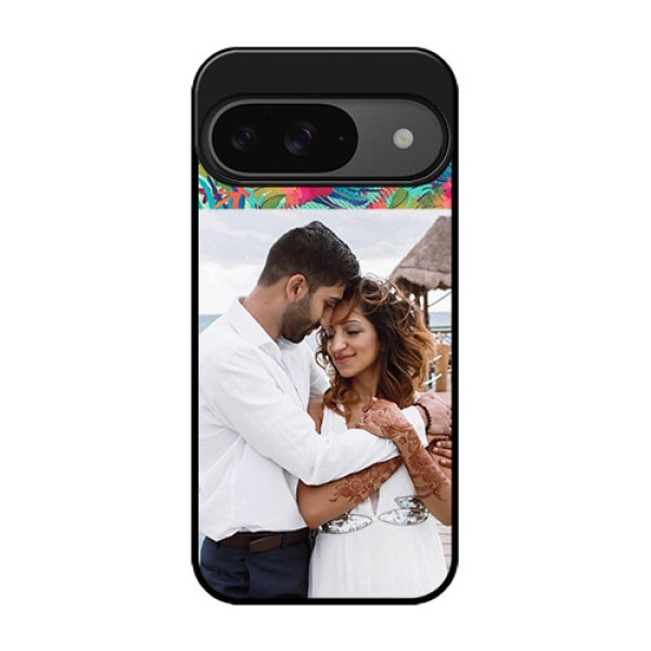 Google Pixel 9 5G Custom Glass Phone Case - Watercolor Floral Design