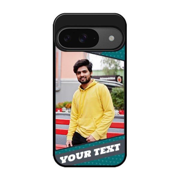 Google Pixel 9 5G Custom Glass Phone Case - Background Pattern Design With Quote