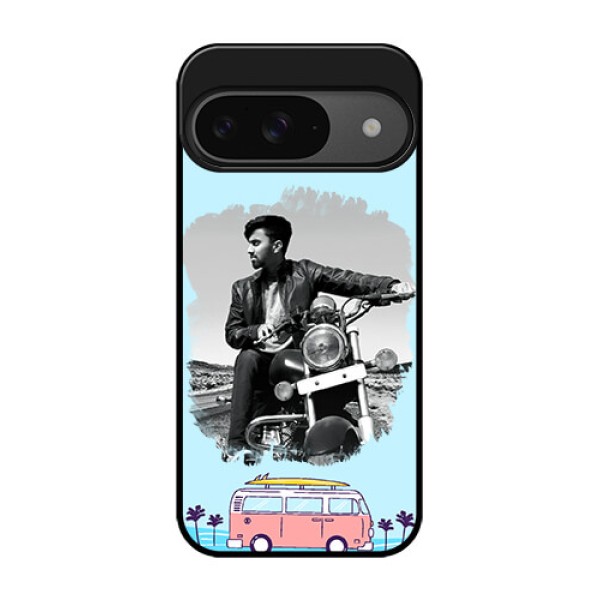 Google Pixel 9 5G Custom Glass Phone Case - Travel and Adventure Design