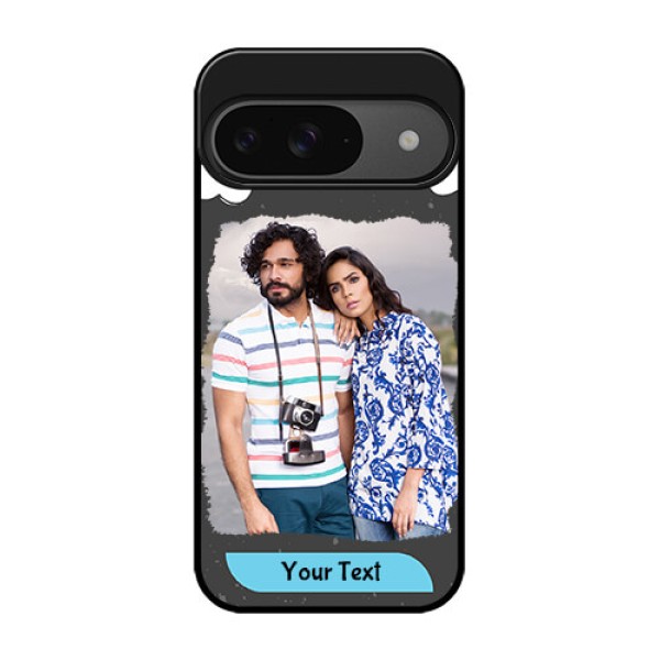 Google Pixel 9 5G Custom Glass Phone Case - Splashes With Love Doodles Design
