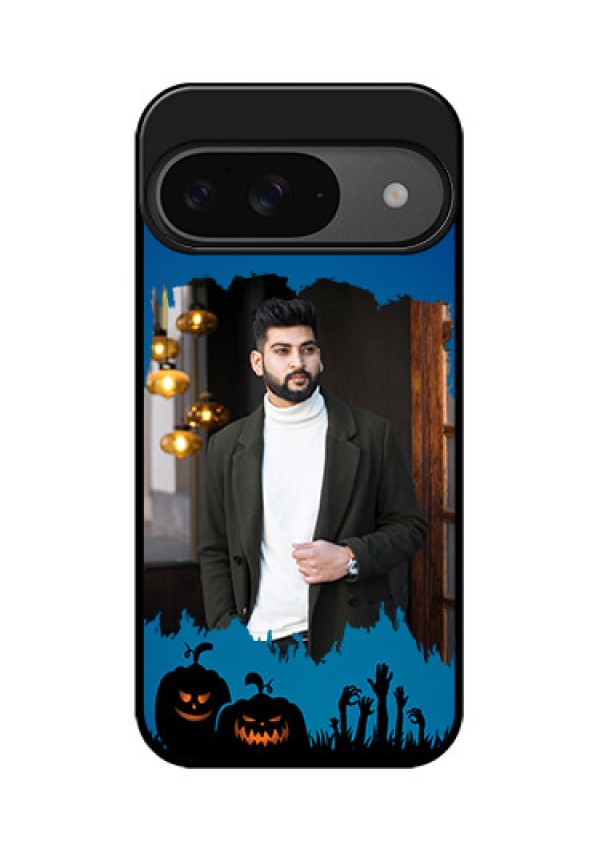 Google Pixel 9 5G Custom Glass Phone Case - With Pro Halloween Design