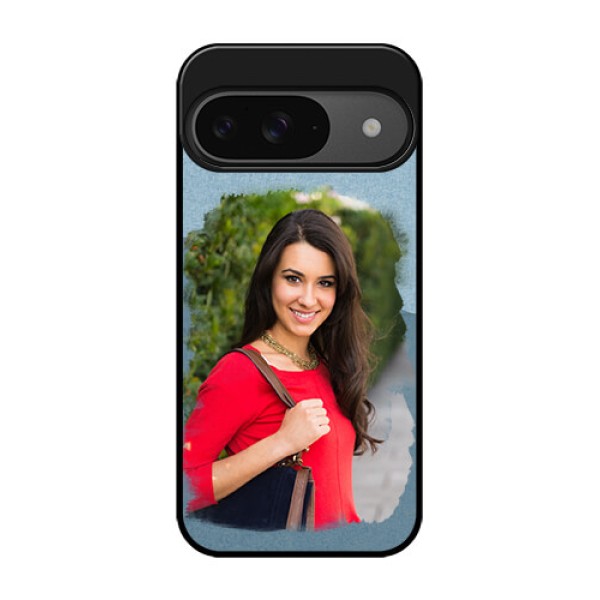 Google Pixel 9 5G Custom Glass Phone Case - Grunge Line Art Design