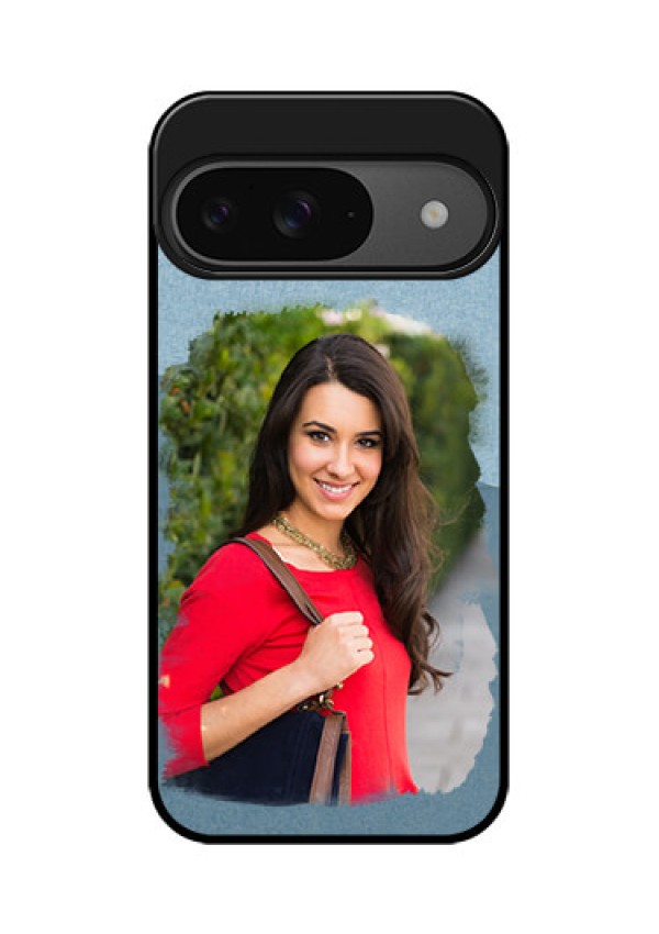 Google Pixel 9 5G Custom Glass Phone Case - Grunge Line Art Design