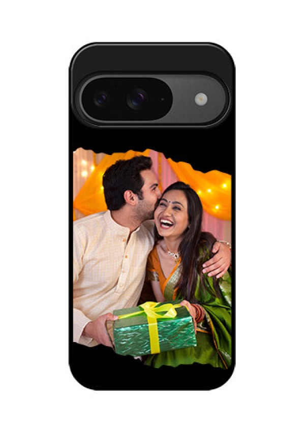 Google Pixel 9 5G Custom Glass Phone Case - Tear - Off Design