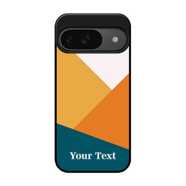 Google Pixel 9 5G Custom Glass Phone Case - Stacked Multi - Colour Design