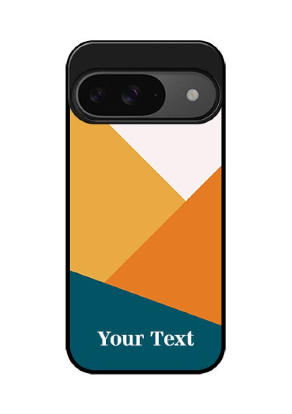 Google Pixel 9 5G Custom Glass Phone Case - Stacked Multi - Colour Design