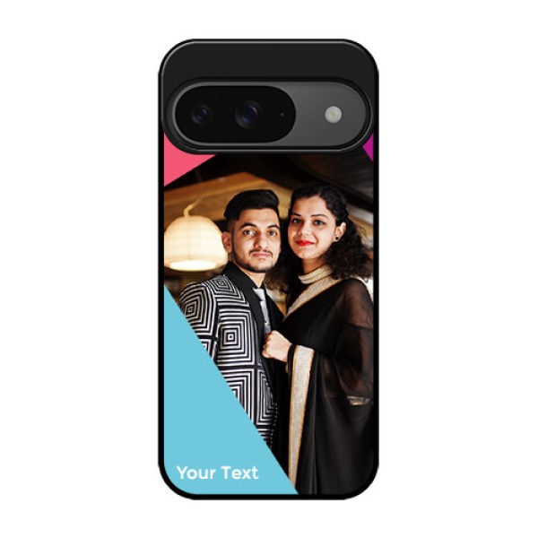 Google Pixel 9 5G Custom Glass Phone Case - Stacked Triple Colour Design