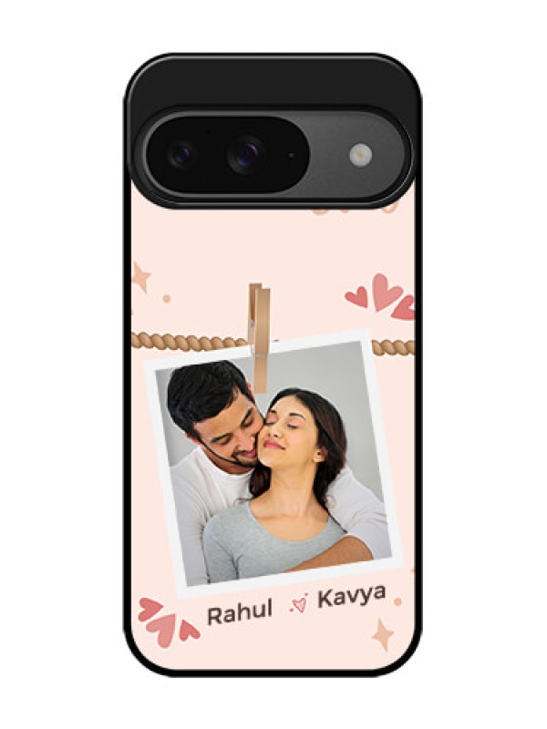 Custom Google Pixel 9 5G Custom Glass Phone Case - Forever And Ever Love Design