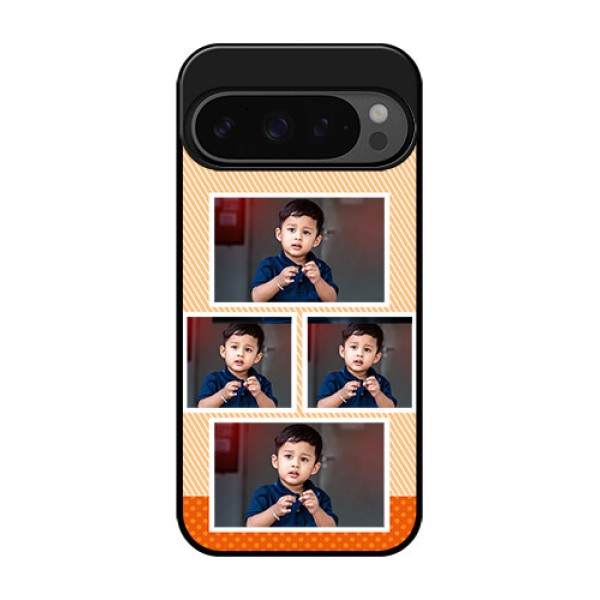 Google Pixel 9 Pro 5G Custom Glass Phone Case - Bulk Photos Upload Design