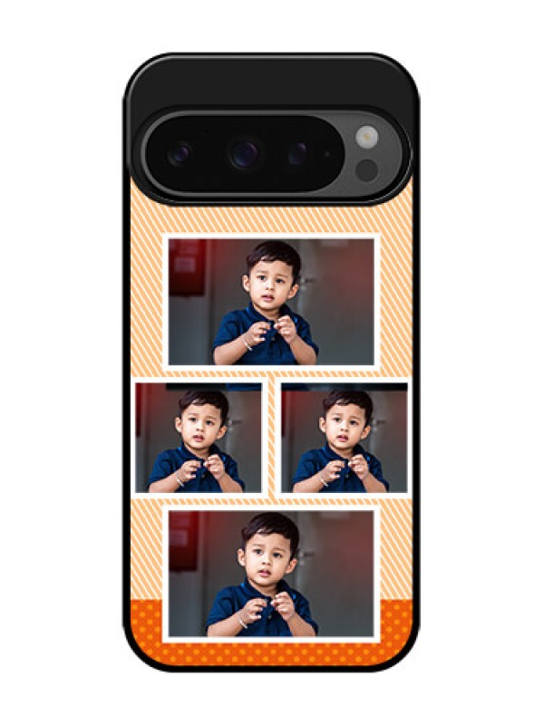 Custom Google Pixel 9 Pro 5G Custom Glass Phone Case - Bulk Photos Upload Design