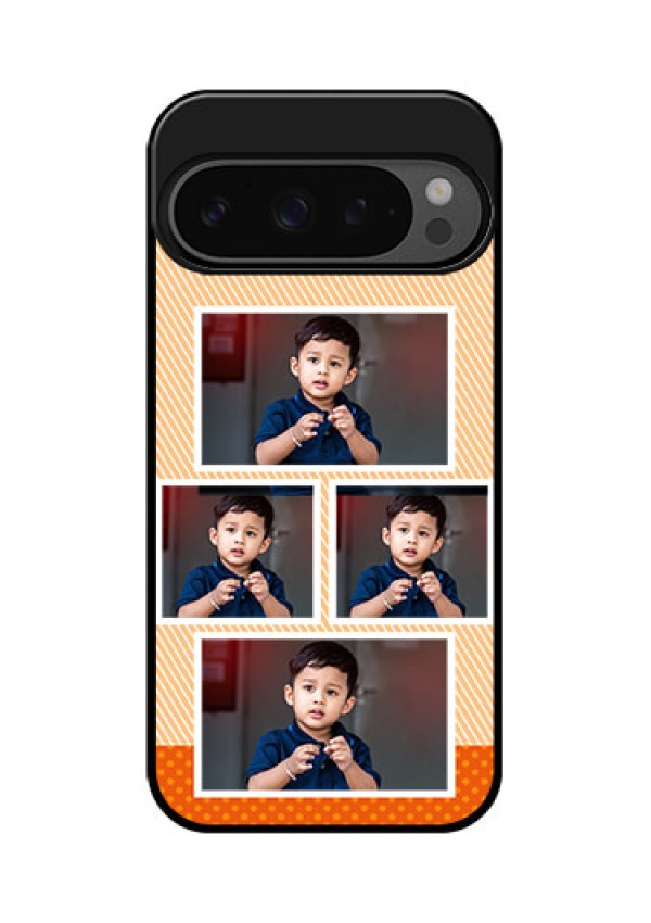 Google Pixel 9 Pro 5G Custom Glass Phone Case - Bulk Photos Upload Design