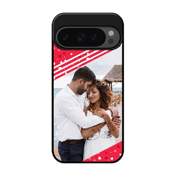 Google Pixel 9 Pro 5G Custom Glass Phone Case - Valentines Gift Design