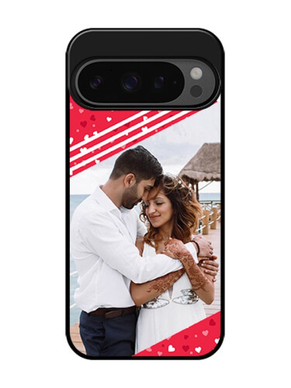 Custom Google Pixel 9 Pro 5G Custom Glass Phone Case - Valentines Gift Design