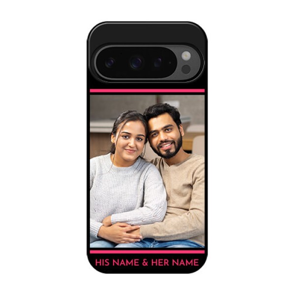 Google Pixel 9 Pro 5G Custom Glass Phone Case - With Add Text Design