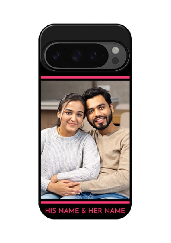 Google Pixel 9 Pro 5G Custom Glass Phone Case - With Add Text Design