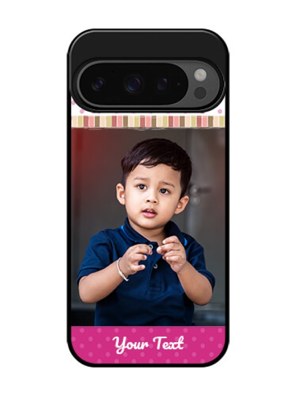 Custom Google Pixel 9 Pro 5G Custom Glass Phone Case - Cute Girls Cover Design