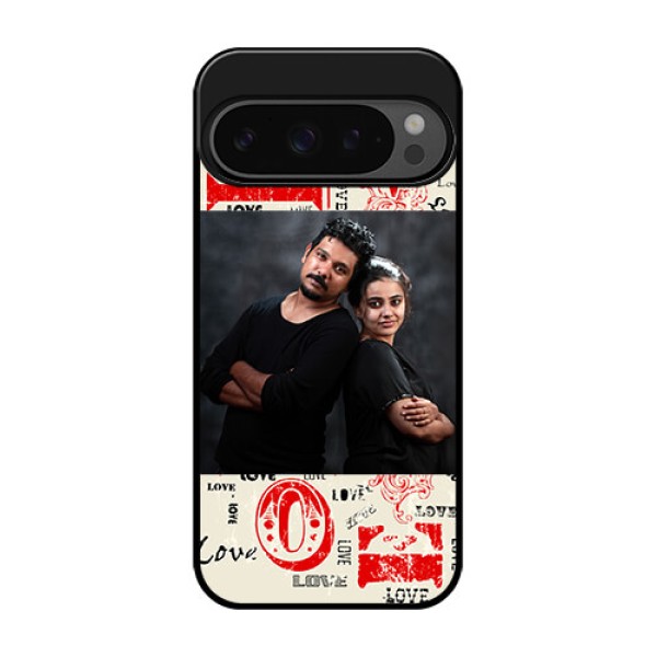 Google Pixel 9 Pro 5G Custom Glass Phone Case - Trendy Love Design Case