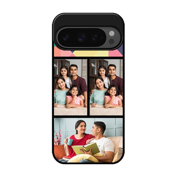 Google Pixel 9 Pro 5G Custom Glass Phone Case - Bulk Pic Upload Design