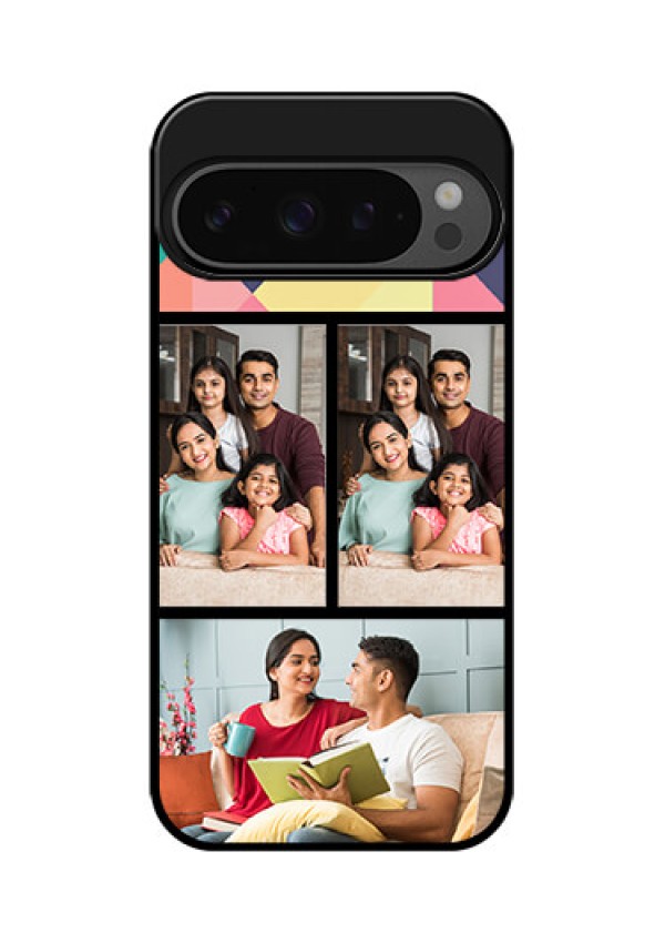 Google Pixel 9 Pro 5G Custom Glass Phone Case - Bulk Pic Upload Design