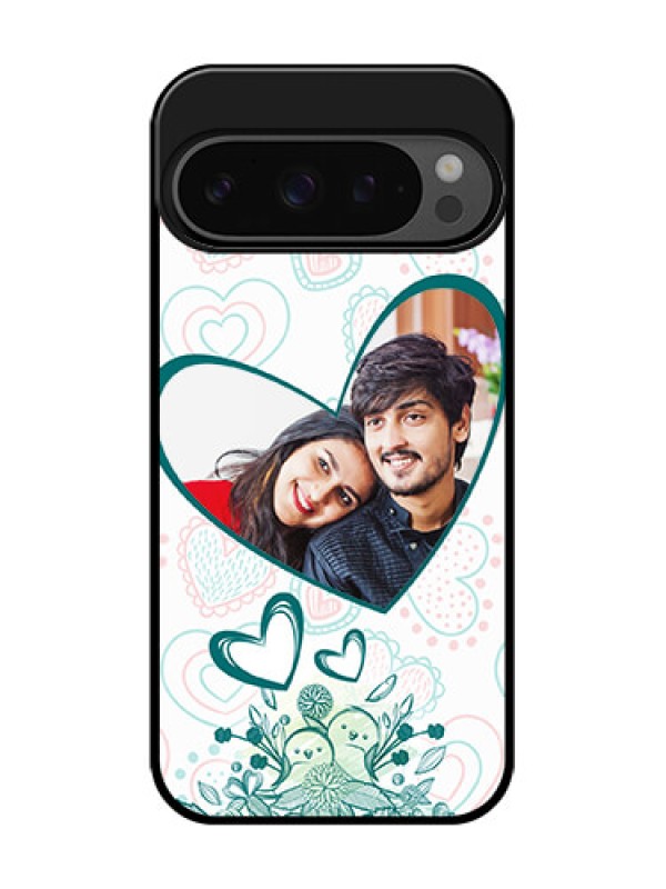 Custom Google Pixel 9 Pro 5G Custom Glass Phone Case - Premium Couple Design
