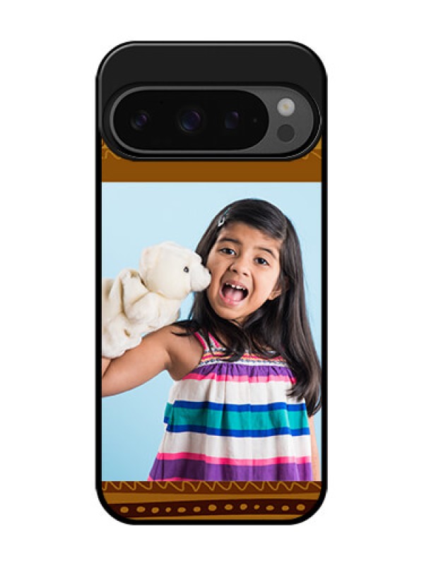 Custom Google Pixel 9 Pro 5G Custom Glass Phone Case - Friends Picture Upload Design