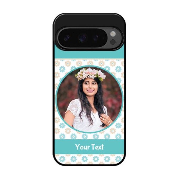Google Pixel 9 Pro 5G Custom Glass Phone Case - Beautiful Flowers Design