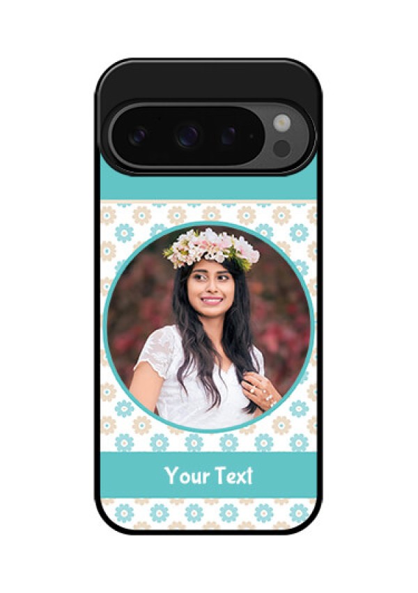 Google Pixel 9 Pro 5G Custom Glass Phone Case - Beautiful Flowers Design