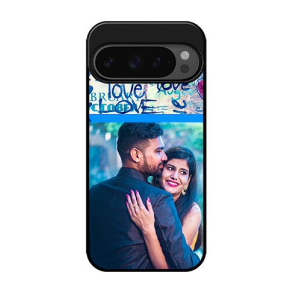 Google Pixel 9 Pro 5G Custom Glass Phone Case - Colorful Love Design